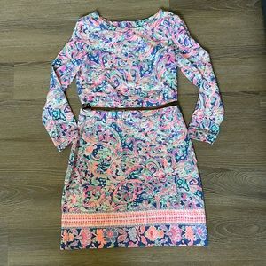 Lilly Pulitzer Boca Chica Skirt set Sz M